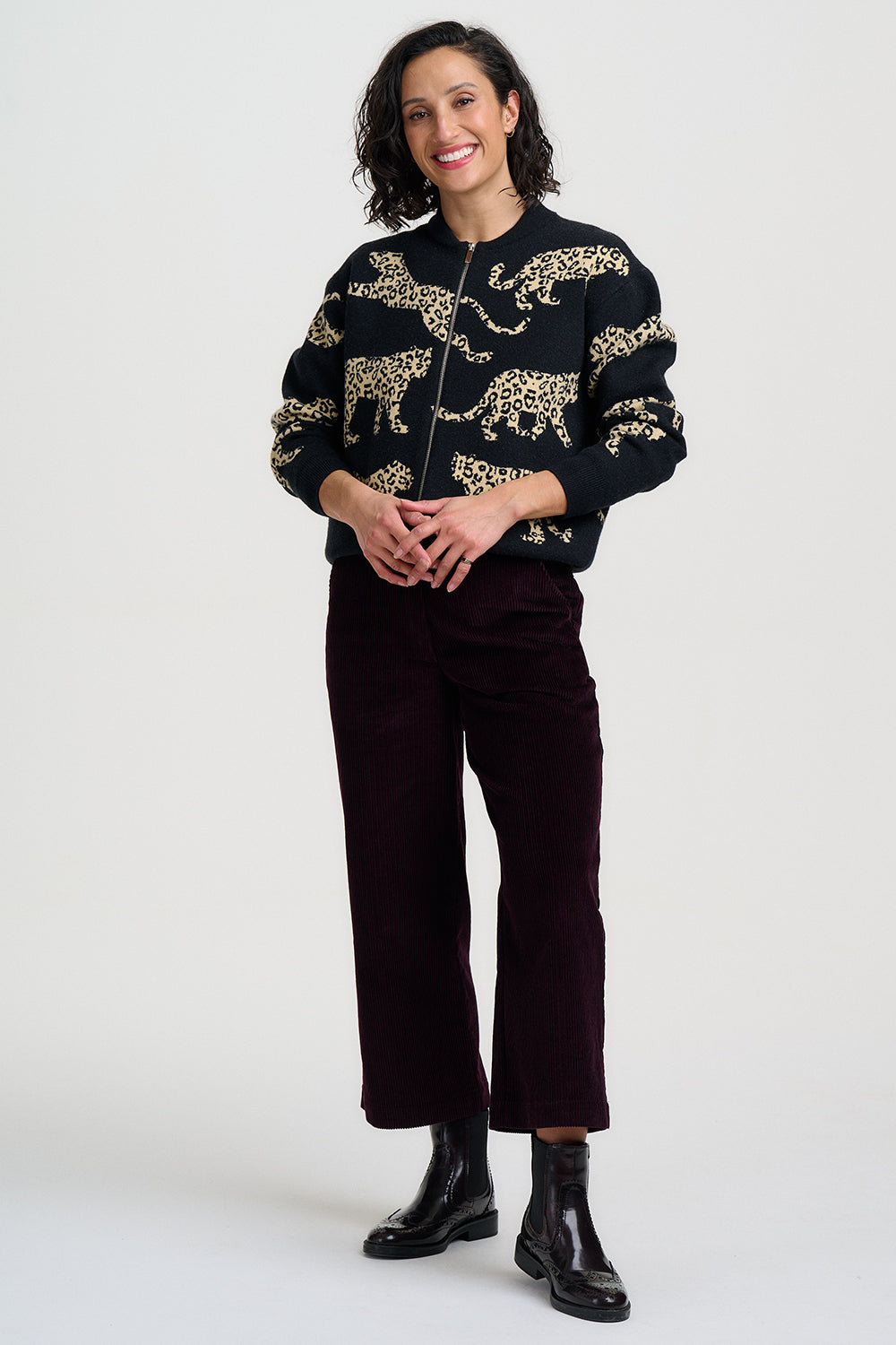 SUGARHILL"Solana Leopard" (Monochrome Leopards)