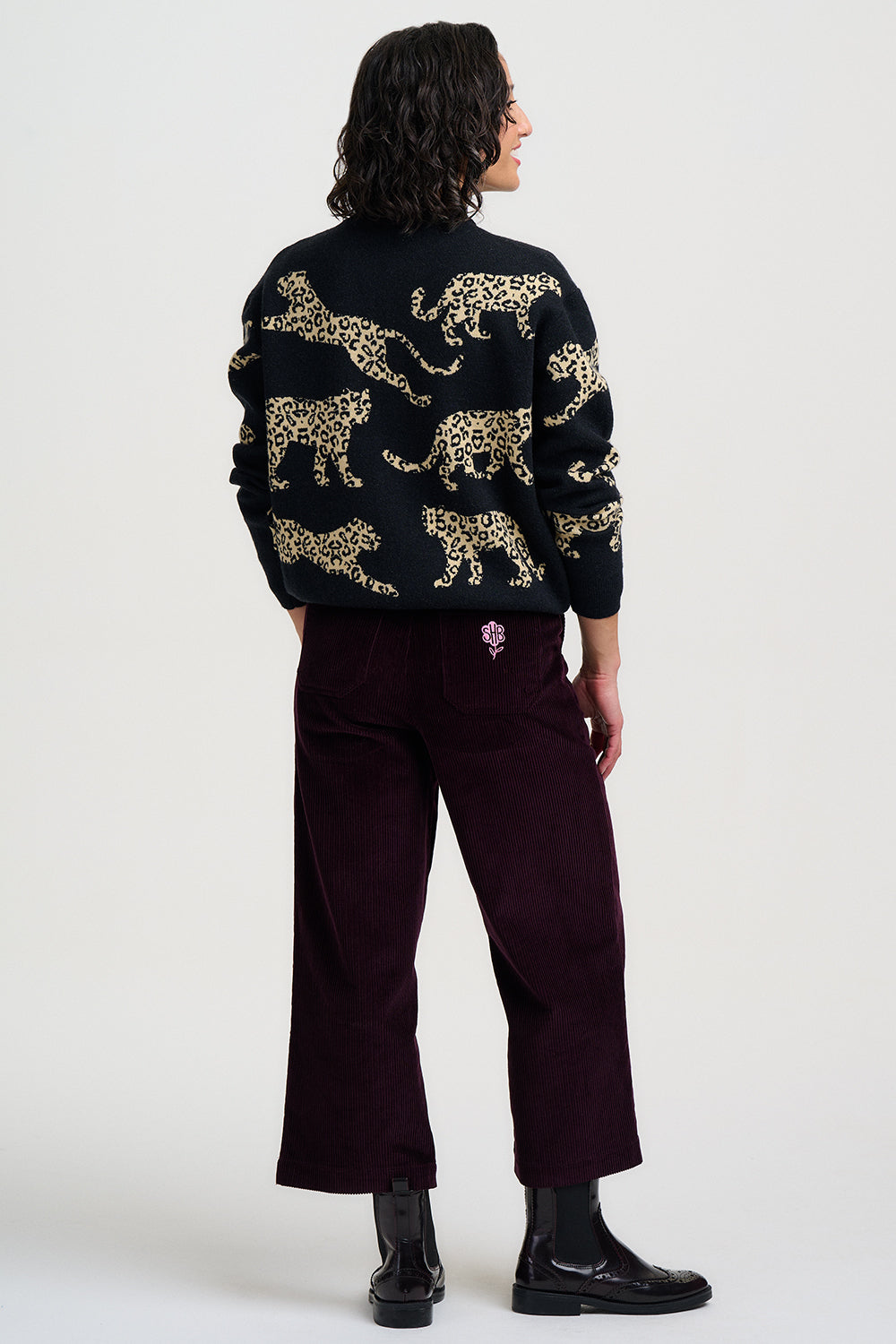 SUGARHILL"Solana Leopard" (Monochrome Leopards)