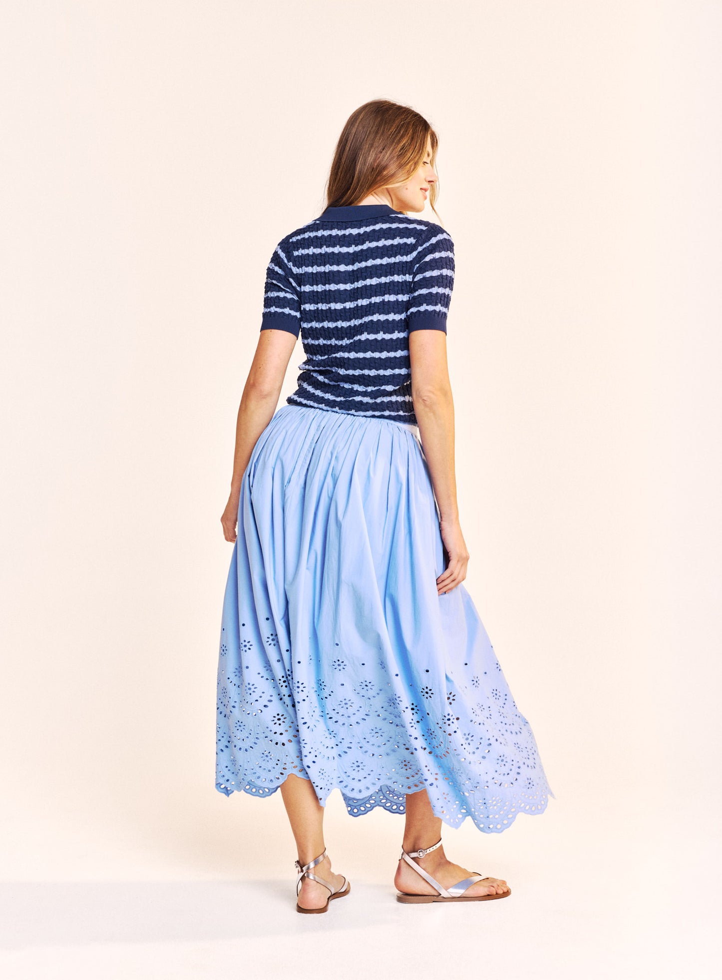 ONE COLLECTIVE "Solvang Skirt" (Blue)