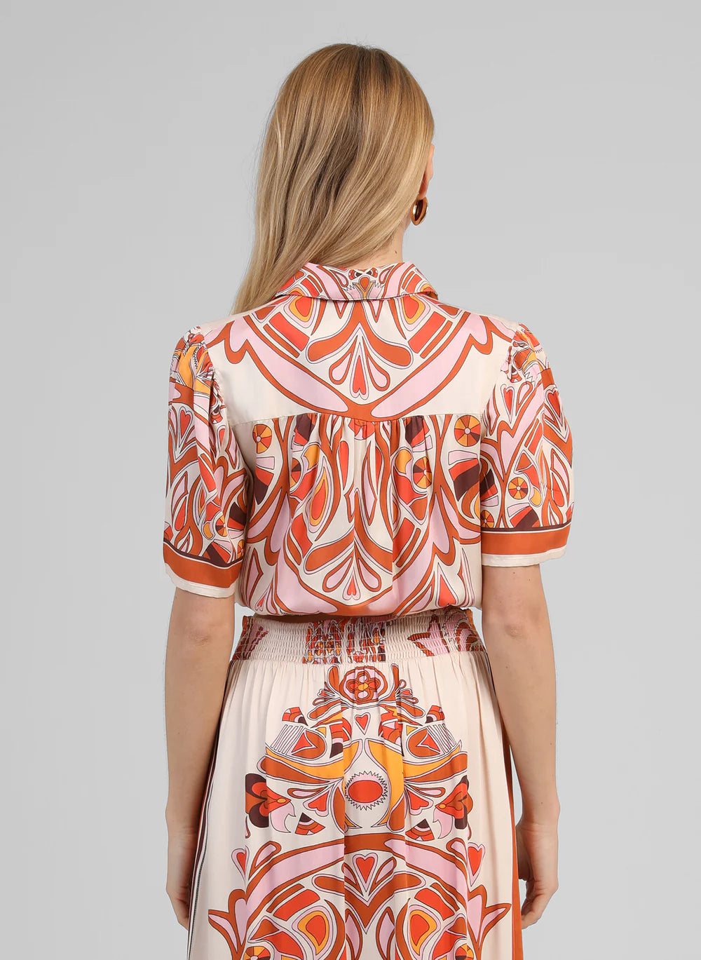 AN'GE "Suzalia Shirt" (Venicia Caramel)