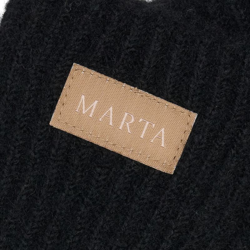 MARTA DU CHATEAU "Vanessa Gloves" (Black/Fango)