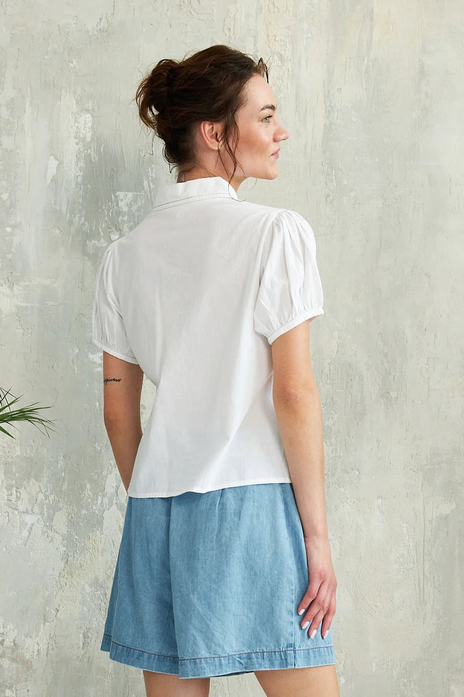 CHICO SOLEIL "Wabban Shirt" (White)