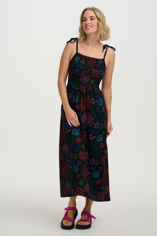Willa Shired Jersey Midi Dress