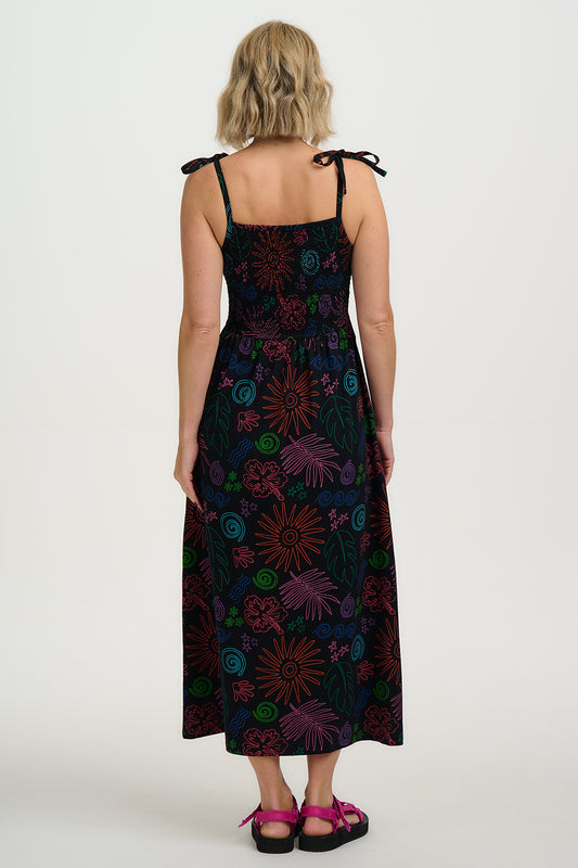 Willa Shired Jersey Midi Dress