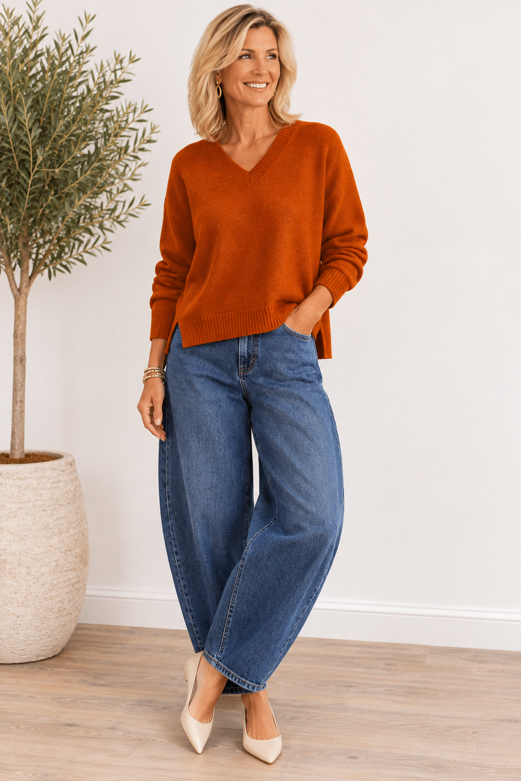 AMAZING WOMAN "Zilaph Jumper" (Burnt Orange)