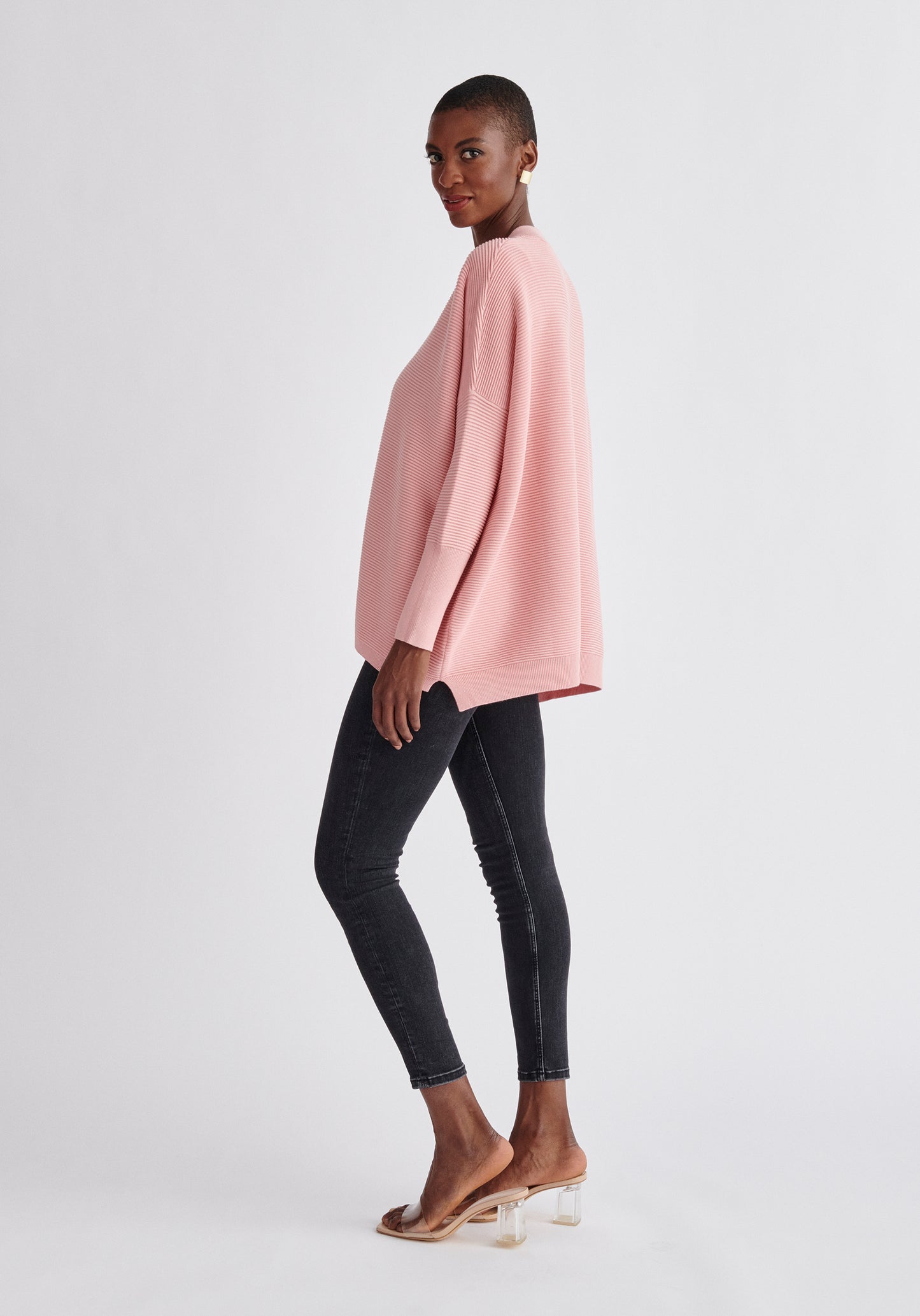 PAISIE 'Chloe V neck' (Pink)
